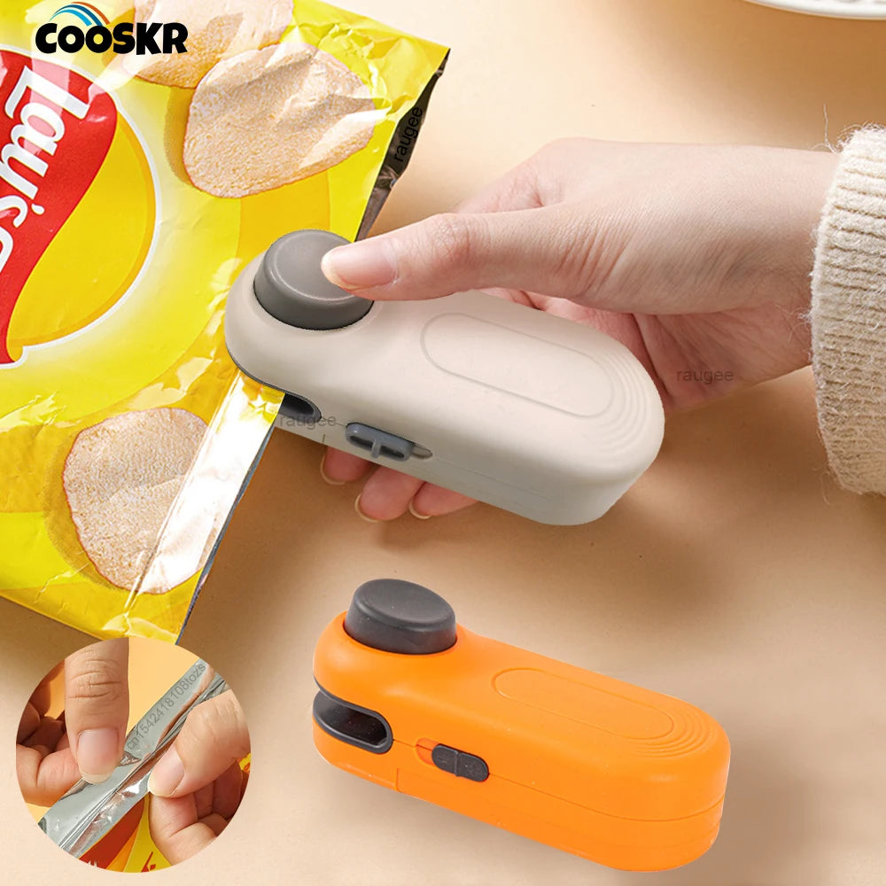 Mini Heat Sealer for Plastic Bags, Portable Handheld Heat Sealing Machine