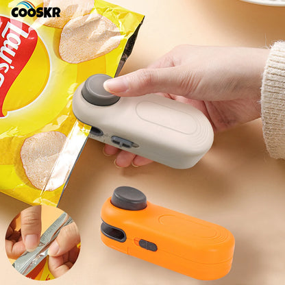 Mini Heat Sealer for Plastic Bags, Portable Handheld Heat Sealing Machine